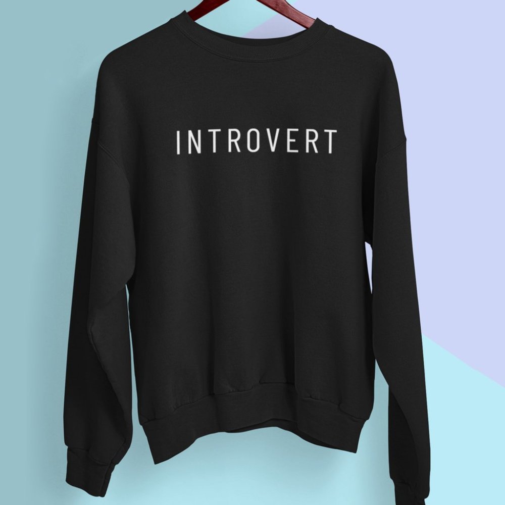 ๐ Introvert Sweatshirt - Picture 1 of 3